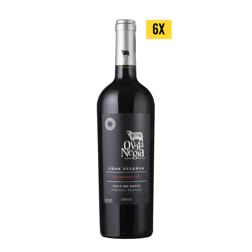 Pack x6 Oveja Negra Gran Reserva Carmenere